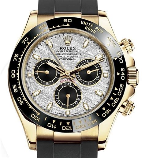 rolex daytona meteorite yellow gold|rolex daytona meteorite price.